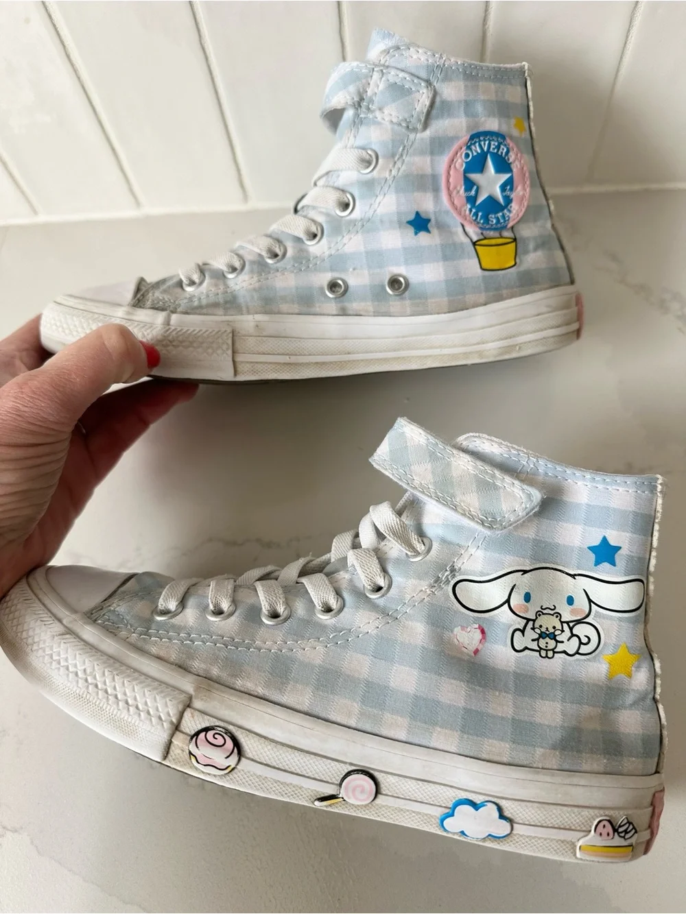 Converse X Hello Kitty Chuck Taylor Easy-On High Top Sneakers
